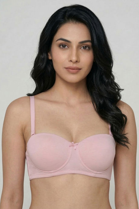 Zivame Padded Regular Wired 3/4th Coverage Strapless Bra - Pale Lilac — image 2